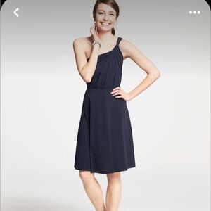 Ann Taylor One Shoulder Bridesmaid Dress